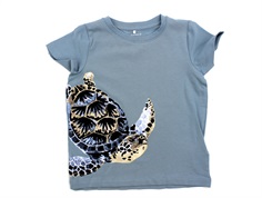 Name It smoke blue t-shirt turtle